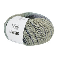 Lang Yarns Linello - 25 - Grijs - Blauw