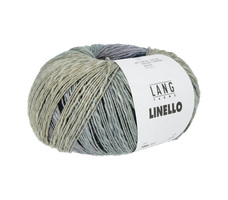 Lang Yarns Linello - 25 - Grijs - Blauw