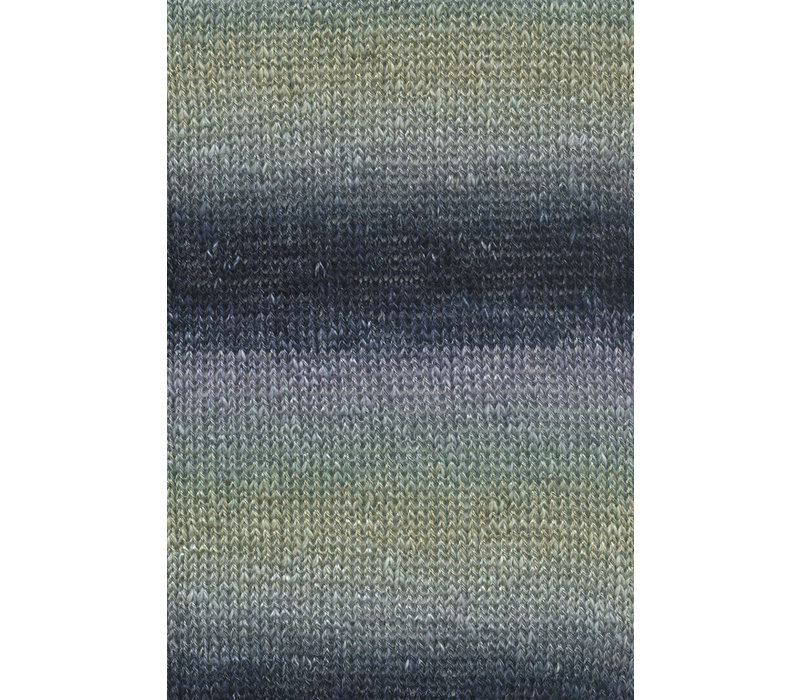Lang Yarns Linello - 25 - Grijs - Blauw