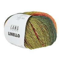 Lang Yarns Linello - 55 - Groen - Oranje