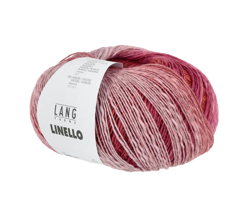 Lang Yarns Linello - 65 - Rood - Roze