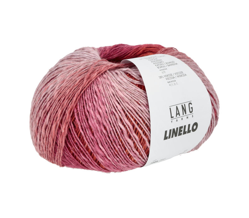 Lang Yarns Linello - 65 - Rood - Roze