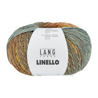 Lang Yarns Linello - 115 - Oranje - Grijs