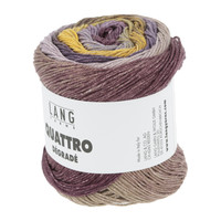 Lang Yarns Quattro Degrade - 1 - Bruin - Geel