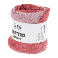 Lang Yarns Quattro Degrade - 2 - Roze - Rood