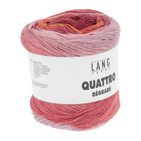 Lang Yarns Quattro Degrade - 2 - Roze - Rood