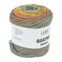 Lang Yarns Quattro Degrade - 3 - Groen - Oranje