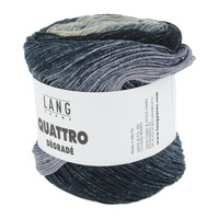 Lang Yarns Quattro Degrade - 4 - Blauw - Grijs