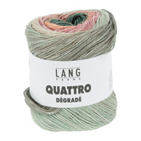 Lang Yarns Quattro Degrade - 8 - Groen - Oranje