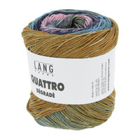 Lang Yarns Quattro Degrade - 10 - Groen - Blauw