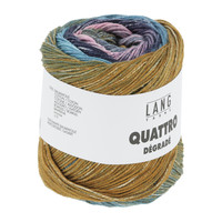 Lang Yarns Quattro Degrade - 10 - Groen - Blauw