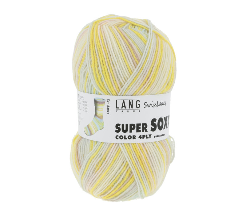 Lang Yarns Super Soxx 4-ply - 360 - Geel - Groen