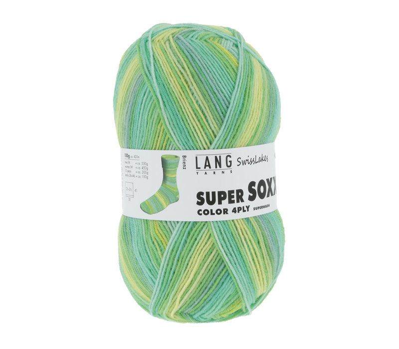 Lang Yarns Super Soxx 4-ply - 361 - Groen - Geel