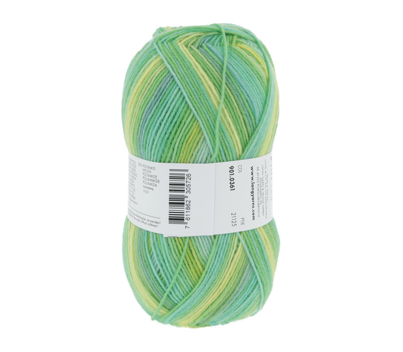 Lang Yarns Super Soxx 4-ply - 361 - Groen - Geel