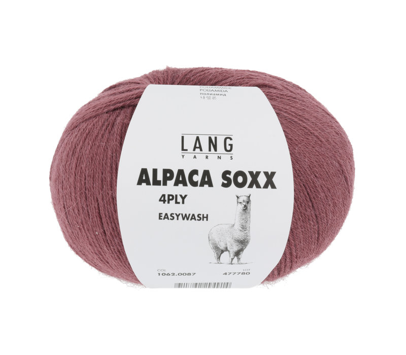 Lang Yarns Alpaca Soxx 4-ply - 87 - Rood