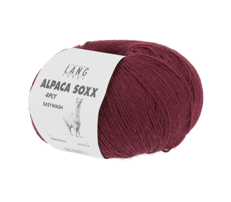 Lang Yarns Alpaca Soxx 4-ply - 62 - Rood