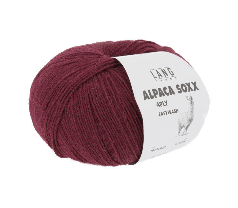 Lang Yarns Alpaca Soxx 4-ply - 62 - Rood