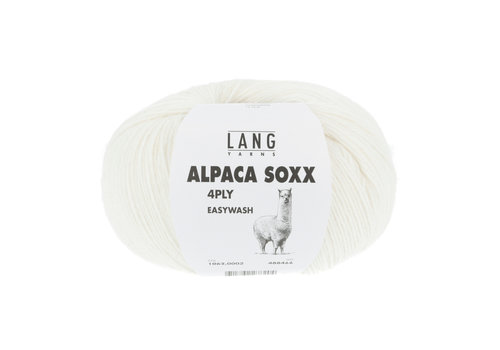 Lang Yarns Lang Yarns Alpaca Soxx 4-ply - 2 - 70% alpaca en 30% nylon - Wit