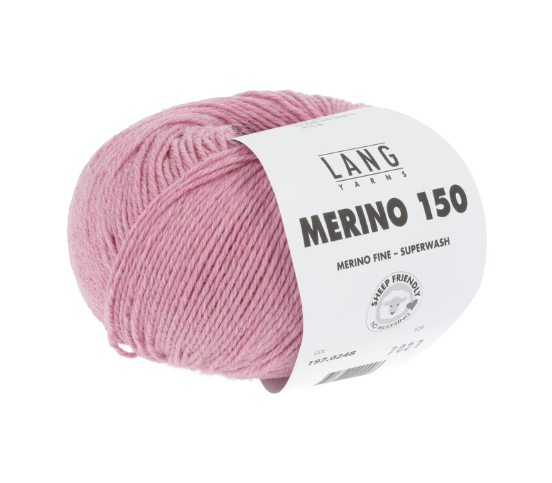 Lang Yarns Merino 150 - 248 - Roze