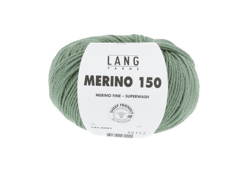 Lang Yarns Lang Yarns Merino 150 - 91 - Groen