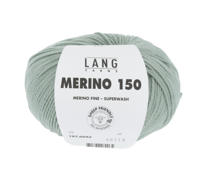 Lang Yarns Merino 150 - 92 - Groen