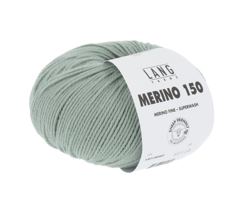 Lang Yarns Merino 150 - 92 - Groen