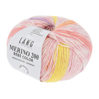 Lang Yarns Merino 200 Bebe color - 409 - Roze - Geel