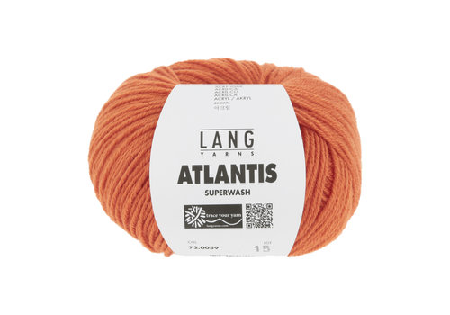 Lang Yarns Lang Yarns Atlantis - 59 - 60% wol en 40% acryl - Oranje