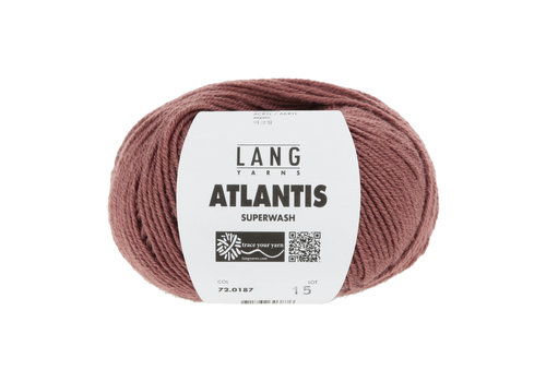 Lang Yarns Lang Yarns Atlantis - 187 - 60% wol en 40% acryl - Rood