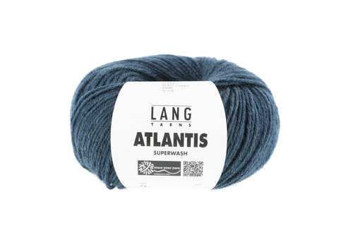 Lang Yarns Lang Yarns Atlantis - 88 - 60% wol en 40% acryl - Blauw