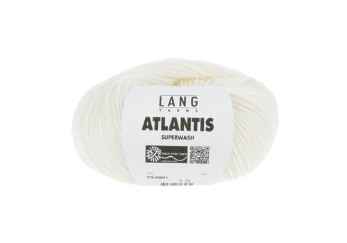 Lang Yarns Lang Yarns Atlantis - 1 - 60% wol en 40% acryl - Wit