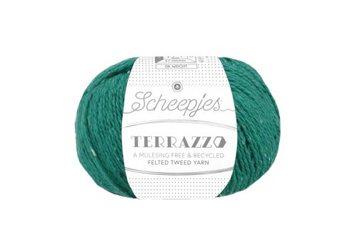 Scheepjes Scheepjes Terrazzo -  754 Verde Inglese - 70% gerecyclede en 30% gerecyclede viscose - Blauw