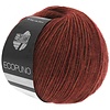Lana Grossa Ecopuno - 031 Bruinrood - 72% katoen, 17% merinowol en 11% alpaca - Rood