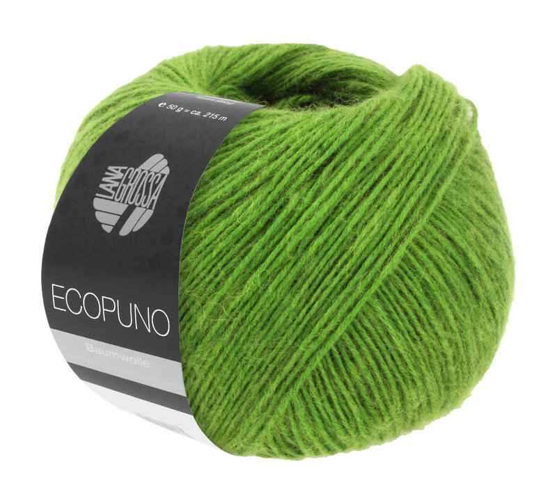 Lana Grossa Ecopuno - 068 Avocado Groen - Groen