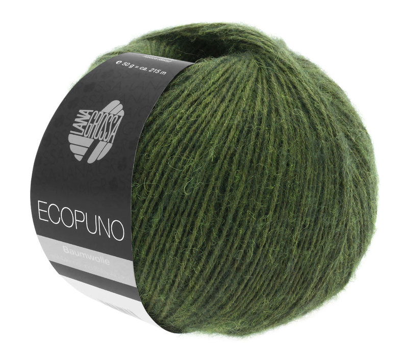 Lana Grossa Ecopuno - 001 Loden - Groen