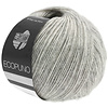 Lana Grossa Ecopuno - 014 Licht Grijs - 72% katoen, 17% merinowol en 11% alpaca - Grijs