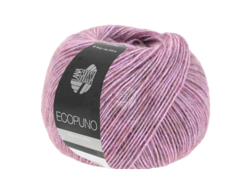 Lana Grossa Lana Grossa Ecopuno - 070 Antiek Violet - 72% katoen, 17% merinowol en 11% alpaca - Paars