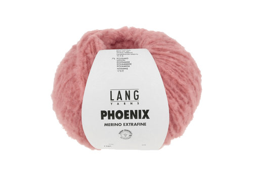 Lang Yarns Lang Yarns Phoenix - 28 - 93% merino extrafine (mulesing free) en 7% nylon - Roze