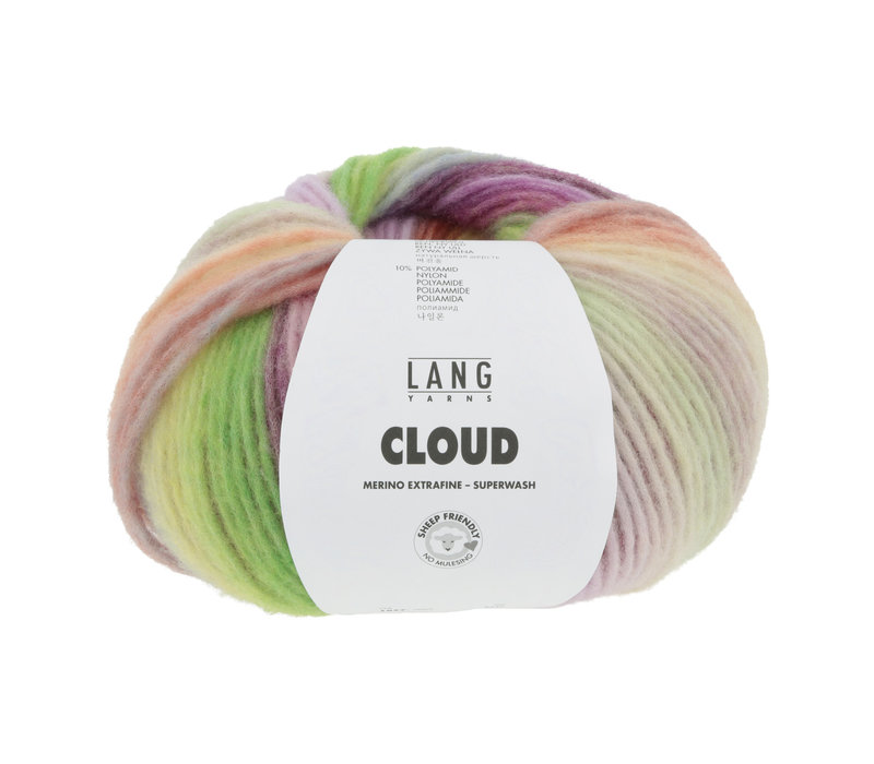 Lang Yarns Cloud - 9 - Geel - Groen - Paars