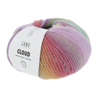 Lang Yarns Cloud - 10 - Paars - Groen