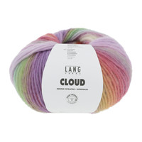 Lang Yarns Cloud - 10 - Paars - Groen