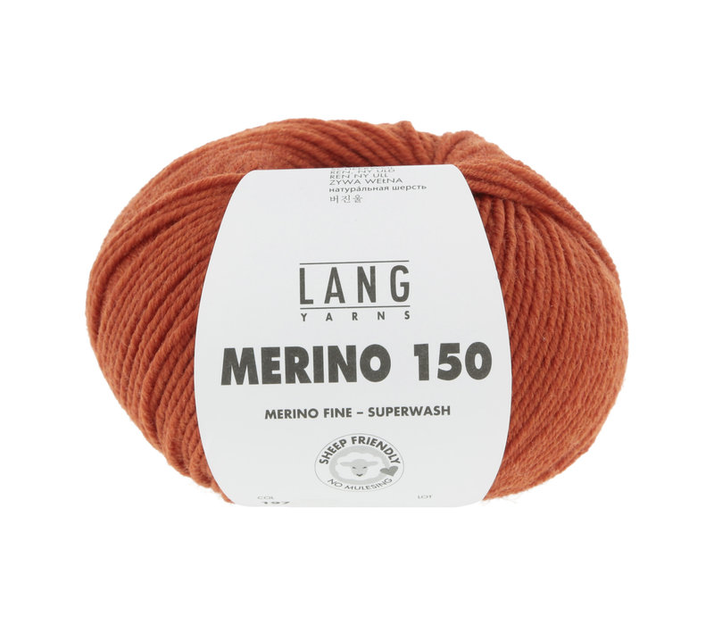 Lang Yarns Merino 150 - 259 - Oranje