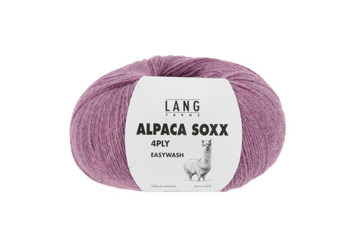 Lang Yarns Lang Yarns Alpaca Soxx 4-ply - 65 - 70% alpaca en 30% nylon - Paars Lang Yarns Lang Yarns Alpaca Soxx 4-ply - 65 - 70% alpaca en 30% nylon - Paars