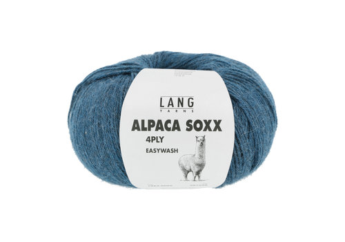 Lang Yarns Lang Yarns Alpaca Soxx 4-ply - 88 - 70% alpaca en 30% nylon - Blauw