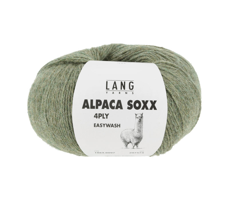 Lang Yarns Alpaca Soxx 4-ply - 97 - Groen