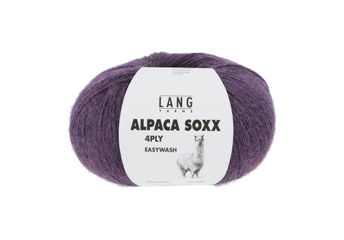 Lang Yarns Lang Yarns Alpaca Soxx 4-ply - 147 - 70% alpaca en 30% nylon - Paars