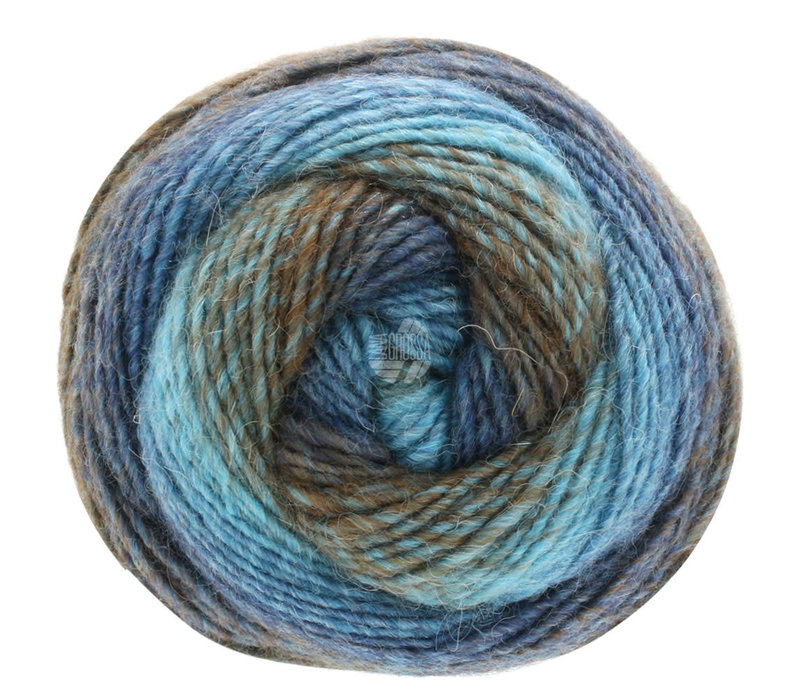 Lana Grossa Gomitolo Alpaca - 363 - Blauw - Grijs