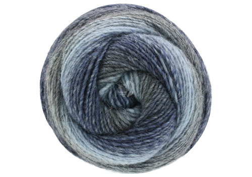 Lana Grossa Lana Grossa Gomitolo Alpaca - 364 - 43% Alpaca, 28% polyacryl, 18% polyamide en 10% merinwol - Blauw