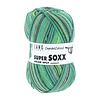 Lang Yarns Super Soxx 4-ply - 381 - 75% scheerwol en 25% nylon - Groen