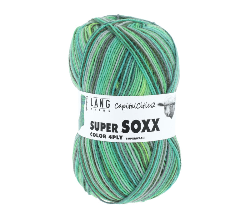 Lang Yarns Super Soxx 4-ply - 381 - Groen